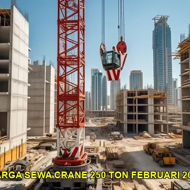 harga sewa crane 250 ton februari 2025
